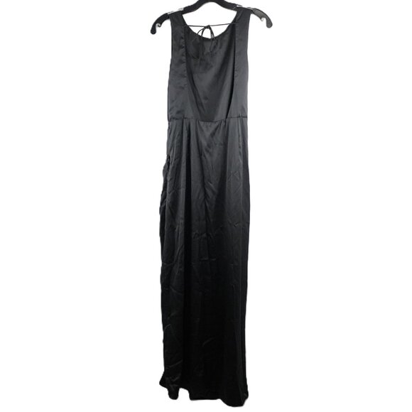 Abercrombie & Fitch Front Knot Maxi Dress with Back Tie in Black Size M (NWT) - Picture 2 of 10